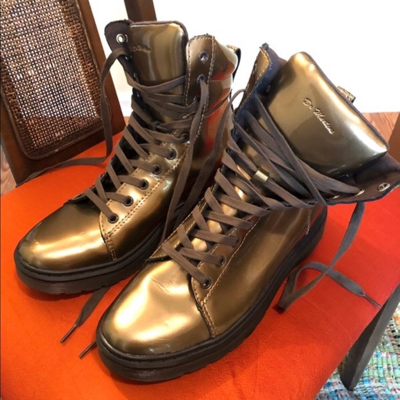 Dr. Martens Shoes - Dr. Martens Metallic Mix Boot